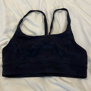 Lululemon sports bra in black/ navy camo